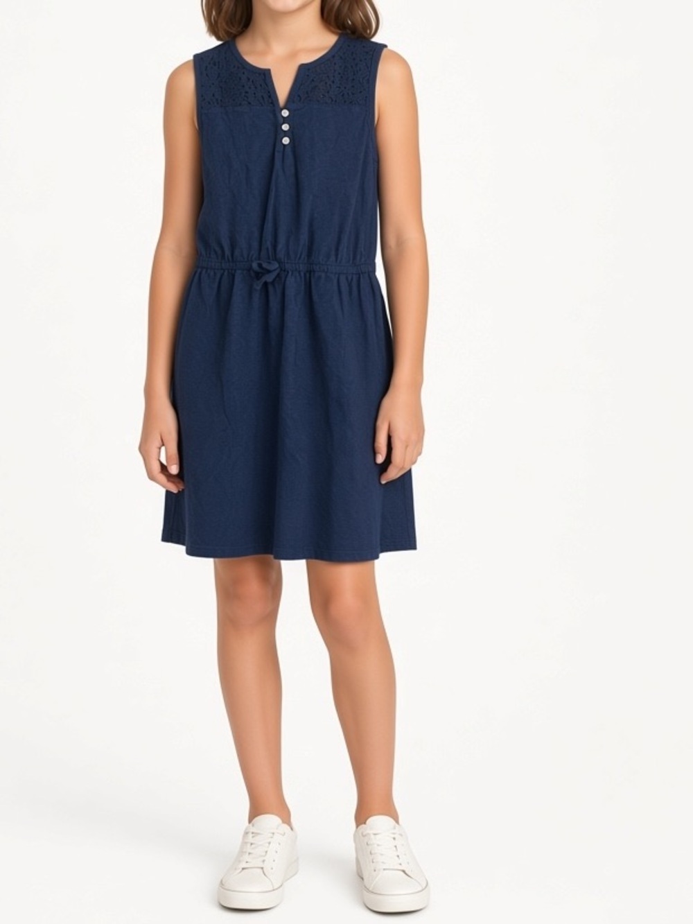 Gap | Navy sleeveless cotton dress size large